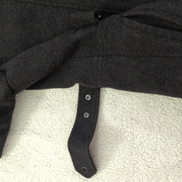 St. John's Bay Black Pea Coat Classic Design - Picture 12 of 16